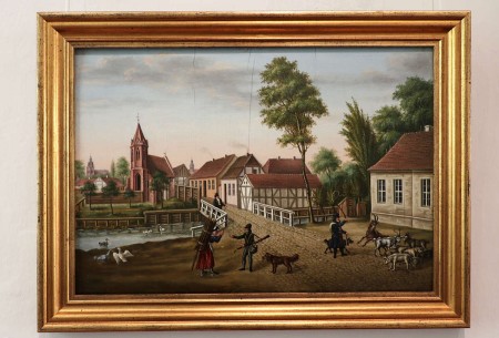 Die Jacobskapelle vor dem Steinthore nebst der Umgebung - H. F. Spieker (1836)